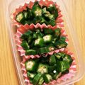 コロポ＃'s cooksnap of when they made お弁当に＊オクラの簡単便利な保存方法.