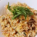 くまぃん's cooksnap of when they made 大葉の香るガーリックチャーハン.