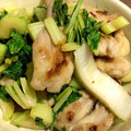 ぴこゆき's cooksnap of when they made 簡単！鶏せせりとセロリのザッと炒め！.