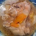 イプサム's cooksnap of when they made 圧力鍋で♪手羽元と根菜の柚子ポン酢スープ.