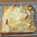 きらり流れ星's cooksnap of when they made 白菜とりんごのハニーチーズトースト.