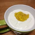 クックYM1KYL☆'s cooksnap of when they made 食用菊と蜂蜜ソースのフルーツヨーグルト.