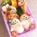 hamaa627's cooksnap of when they made キャラ弁＊簡単♪ラブラブ♡ハロウィン弁当.