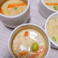 cranberry＊'s cooksnap of when they made 【リメイク】肉じゃがリメイク茶碗蒸し.