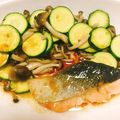 coco_'s cooksnap of when they made サーモンと野菜のソテー.