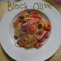 ひトみ's cooksnap of when they made 黒オリーブのトマトパスタ.