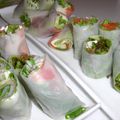 ねぎろみ's cooksnap of when they made クリームチーズとサーモンの生春巻き☆.