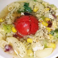 けんけん1016's cooksnap of when they made 包丁なし！5分で完成！TLTEスープ.