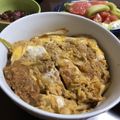 ☆初音☆'s cooksnap of when they made 超簡単！カツ丼☆フライパンdeお一人様用.