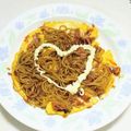 ｅｋ４'s cooksnap of when they made お弁当にどうぞ！焼きそば入り卵焼き.