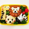 〜お鶴〜's cooksnap of when they made 子どもの日のキャラ弁☆熊に乗った金太郎.