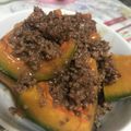 まどやん☆'s cooksnap of when they made ホクホクのカボチャと合挽肉の超簡単炒め♪.