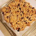 〜みみ〜's cooksnap of when they made ナッツクランブル☆さつまいもチーズケーキ.