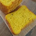 sakura☆☆☆'s cooksnap of when they made ＨＢでかぼちゃたっぷりの食パン.