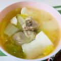 ゆかたん0125's cooksnap of when they made 鶏肉のと白菜の生姜スープ.