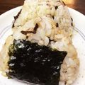卵せんべい's cooksnap of when they made シャア専用　天かす昆布おむすび.