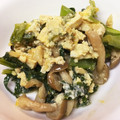 卵せんべい's cooksnap of when they made かつお菜の卵とじ.