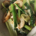 yukasato's cooksnap of when they made ちくわ、小松菜、ネギのオイスター炒め.