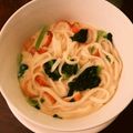 トリノオリンピック☆'s cooksnap of when they made 小田巻き蒸し！（うどん入り茶碗蒸し）.