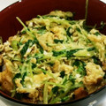 麗龍蘭's cooksnap of when they made 簡単☆豆苗の卵綴じ丼.