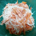 ポニーリボン's cooksnap of when they made 食卓に秋を♪柿と大根のマヨサラダ.