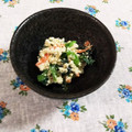 SP♪'s cooksnap of when they made 簡単✿小松菜とわかめの白和え✿.