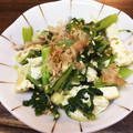 卵せんべい's cooksnap of when they made 冬といえばかつお菜！薄あげでゴマ油炒め♪.