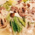 レオン犬's cooksnap of when they made 白だしで、白菜と豚肉の豆乳鍋（簡単です）.