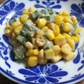 mfynhahaha's cooksnap of when they made オクラとコーンの胡麻マヨサラダ.