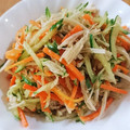 蜜茄子's cooksnap of when they made つわり♡きゅうりとえのき☆簡単ゴマ酢あえ.