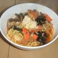 きらり流れ星's cooksnap of when they made ピリ辛キムチ鍋！.