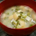 もりはん's cooksnap of when they made 無駄なし♪大根と大根の葉の味噌汁.