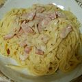 モカぷりん♪'s cooksnap of when they made シェフ直伝★簡単★絶品カルボナーラ.