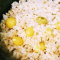 おくみの's cooksnap of when they made ほっこりほろにが～ぎんなんご飯～.