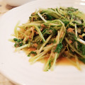fu♪♪'s cooksnap of when they made 鮭フレーク＆水菜のかんたんサッと炒め.