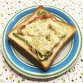 なつき☆ミ's cooksnap of when they made ハム アボカド チーズトースト.