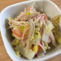 ポメちょん's cooksnap of when they made 簡単！白菜えのきカニカマのレンジ塩麹蒸し.
