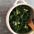 agatagat's cooksnap of when they made かぶの葉✿炒め（ごま油）.