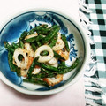 まぶたん's cooksnap of when they made インゲンとちくわのちょいピリ辛マヨ炒め♪.