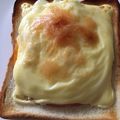 amileamila's cooksnap of when they made うまっ！半熟ハムエッグトースト.