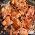 ❁❁❁❁❁'s cooksnap of when they made 簡単とり胸肉の梅肉ソース和え.