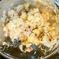 ♡ひな祭り♡'s cooksnap of when they made カリッとベーコン入り和風ポテトサラダ.