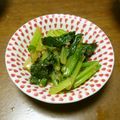 ポキコちゃん's cooksnap of when they made 小松菜の明太和え.