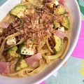 birdlover☆'s cooksnap of when they made 納豆アボカドクリーミーパスタ.