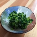 mizumelo's cooksnap of when they made かぶの葉✿炒め（ごま油）.