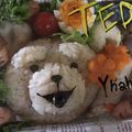 ＊minimam＊'s cooksnap of when they made ted(テッド)のキャラ弁.