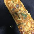 ぽんぽこぽん☆'s cooksnap of when they made サバ缶でチーズだし巻き卵.