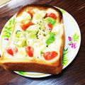 空遥☆ましゃlove's cooksnap of when they made アボカド＆トマト＆チーズのトースト.