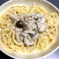xiang913's cooksnap of when they made 超簡単。ツナきのこクリームパスタ。.