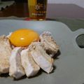 ダイナマイト漆黒's cooksnap of when they made 簡単ユッケ風茹で鶏.